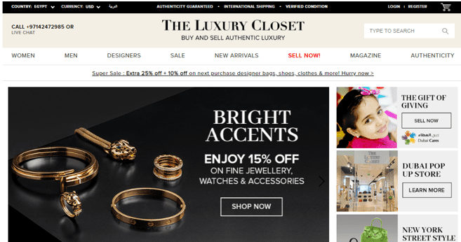 Launch eCommerce business, CodeShip provide you 5 eCommerce success stories from the top eCommerce platforms in KSA & UAE, the Emirate eCommerce platform ‘The Luxury Closet’ Uplifts Conversion Rate With Google Smart Shopping Campaigns
