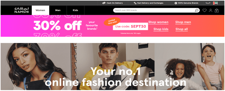Launch eCommerce business, CodeShip provide you 5 eCommerce success stories from the best eCommerce platforms in KSA & UAE, How 'Namshi', the best Online Fashion Website in the Middle East, Spiked Web Traffic Using Google Cloud Solutions
